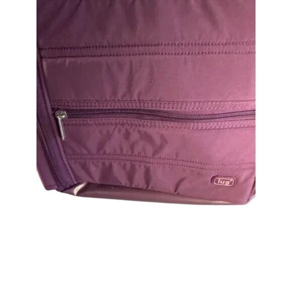 Lug Plum Purple Backpack With Adjustable Straps & Multiple Pockets For Women - Picture 13 of 13